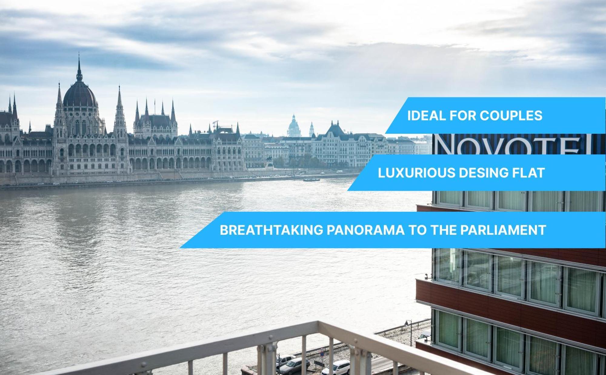 Riverside Luxury Panorama Home - Smarttv, Fastwifi Budapest Exterior foto
